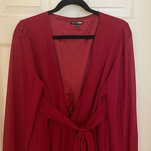 Fashion nova red dress L